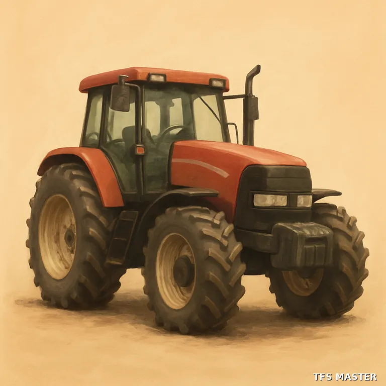 le tracteur — illustration
