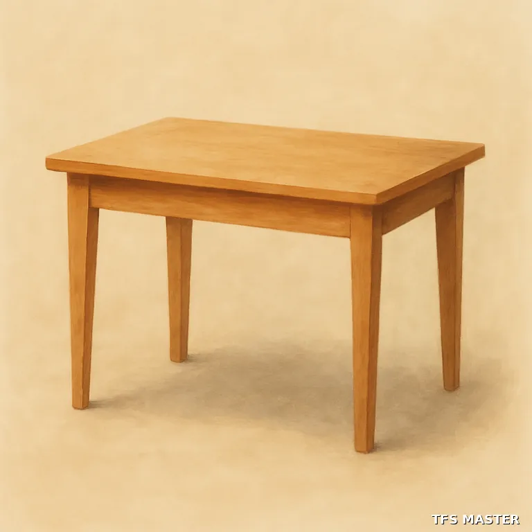 la table — illustration