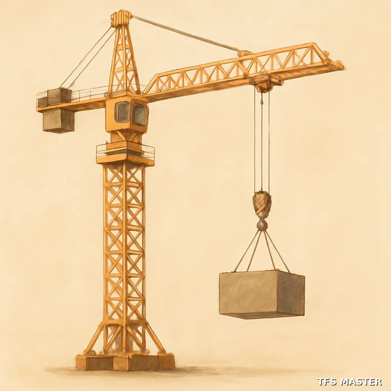 la grue — illustration