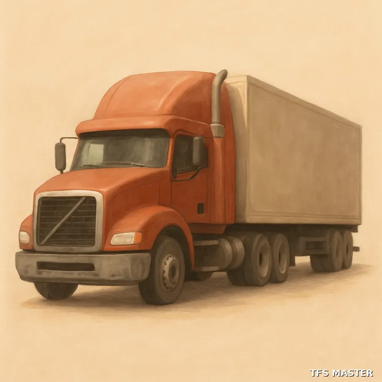 le camion — illustration
