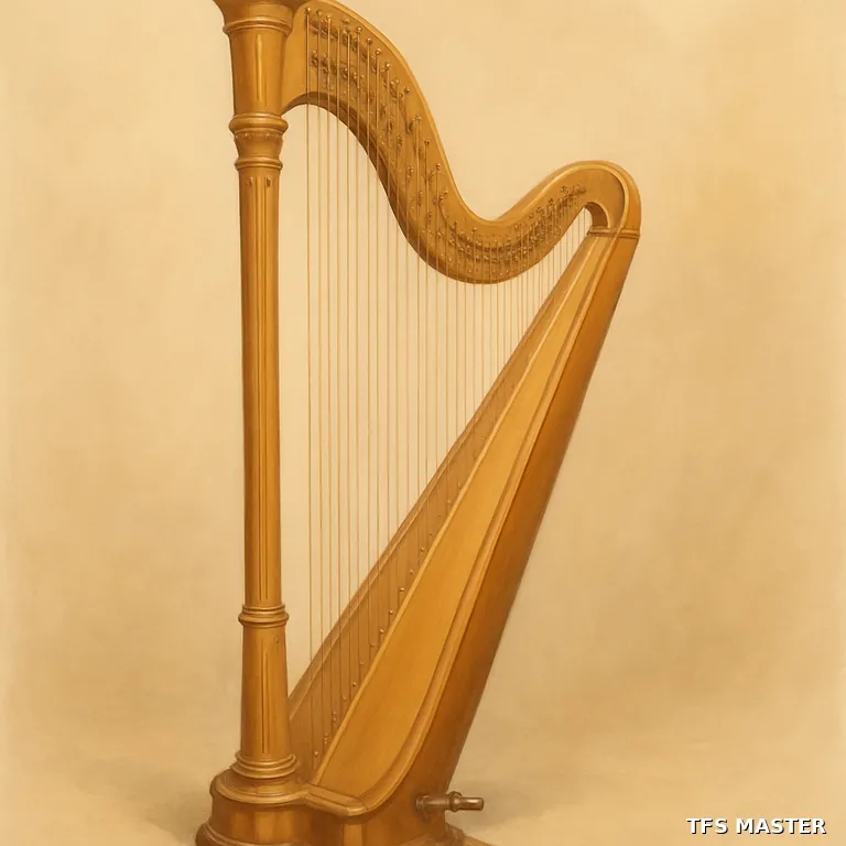 la harpe — illustration