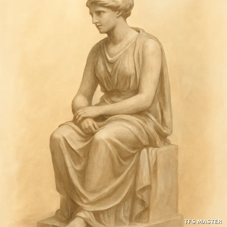 la statue — illustration