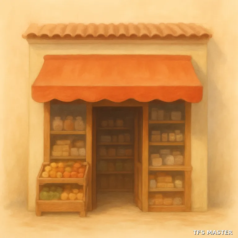 le magasin — illustration