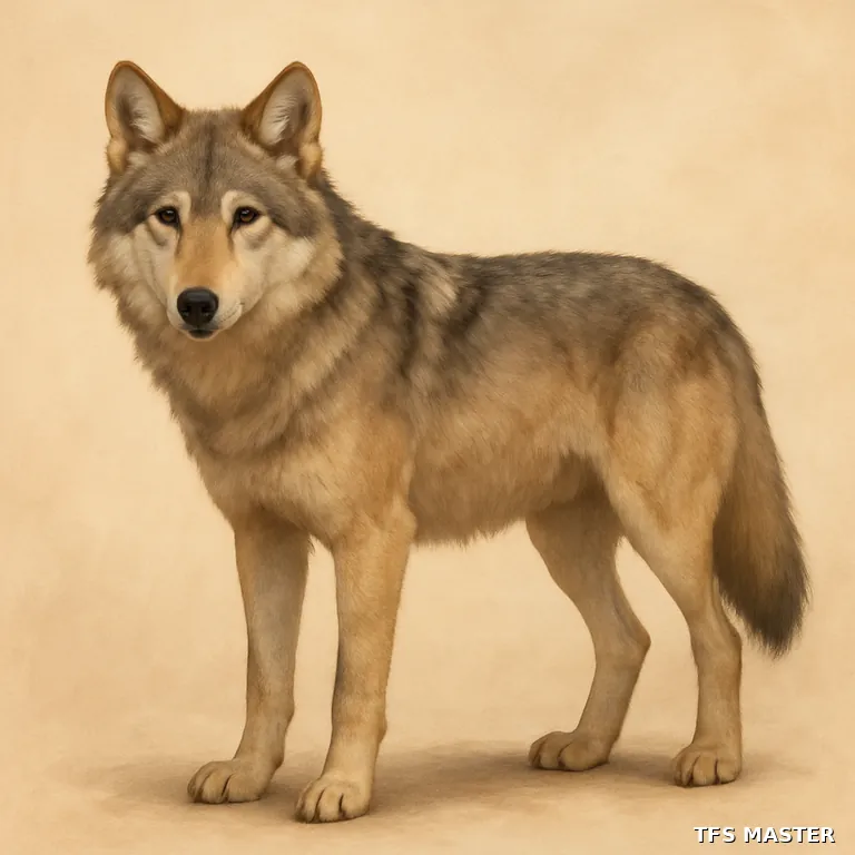 le loup — illustration