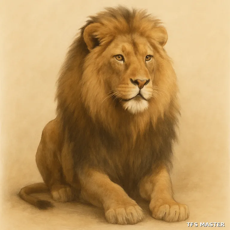 le lion — illustration