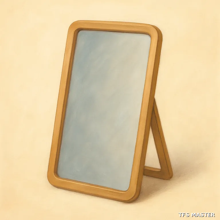 le miroir — illustration
