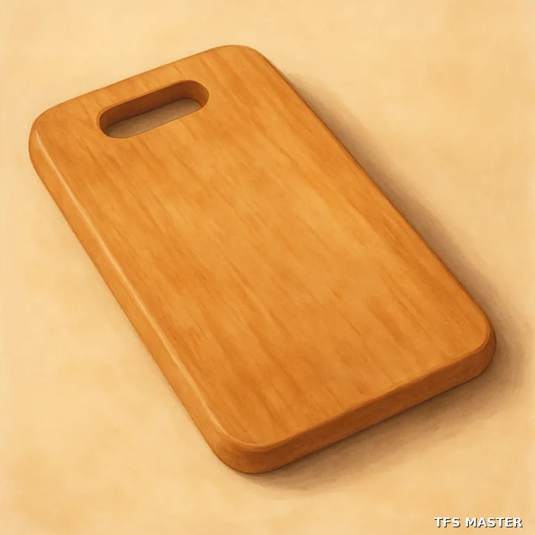 la planche à découper — illustration
