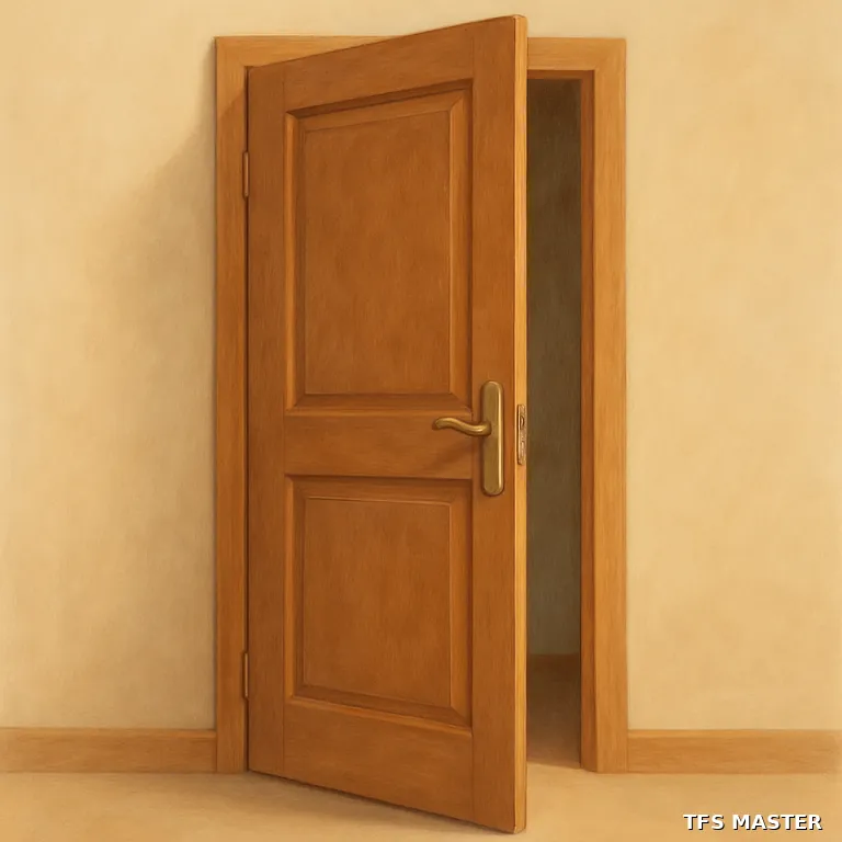 la porte — illustration