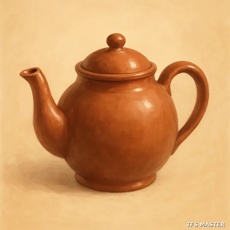 la théière — illustration