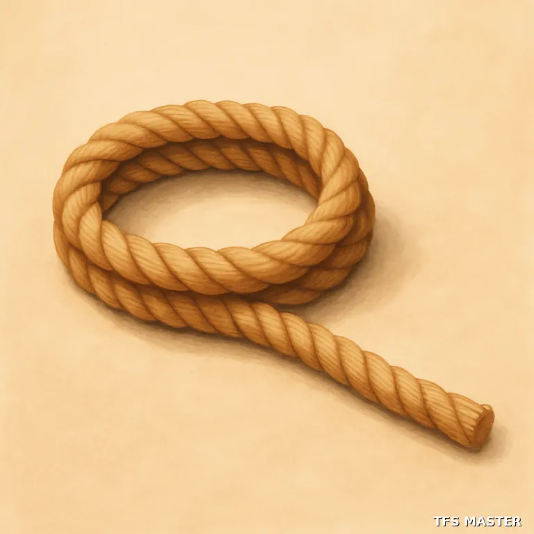 la corde — illustration