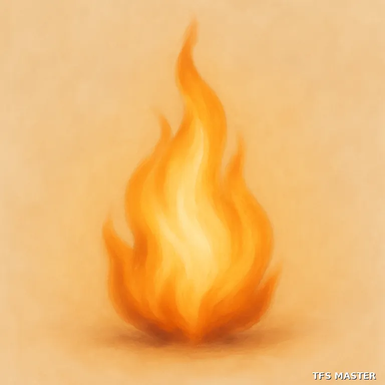 le feu — illustration