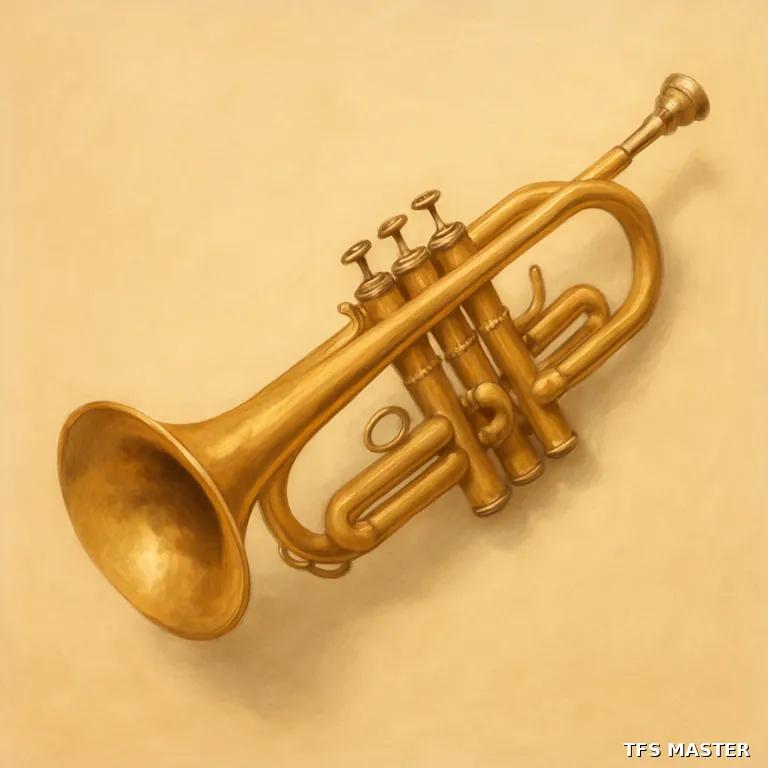 la trompette — illustration