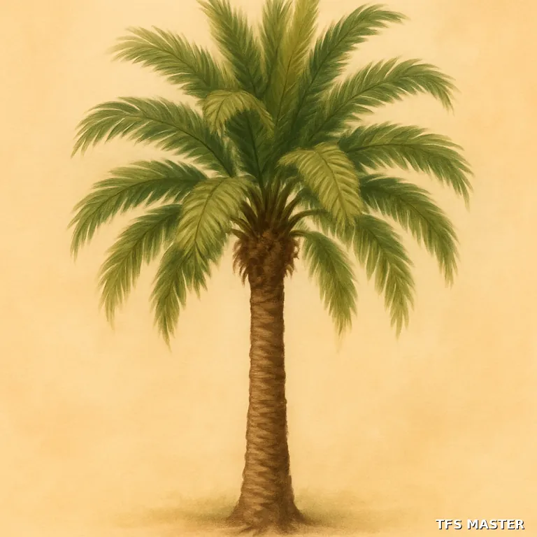le palmier — illustration