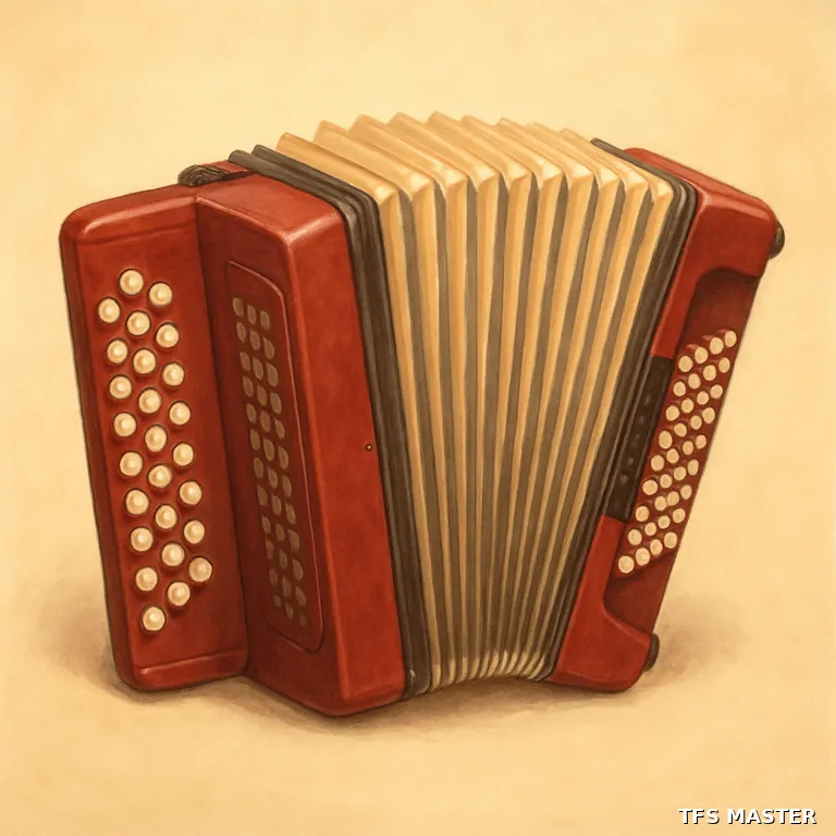 l'accordéon — illustration