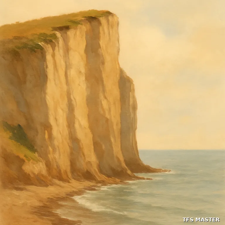 la falaise — illustration