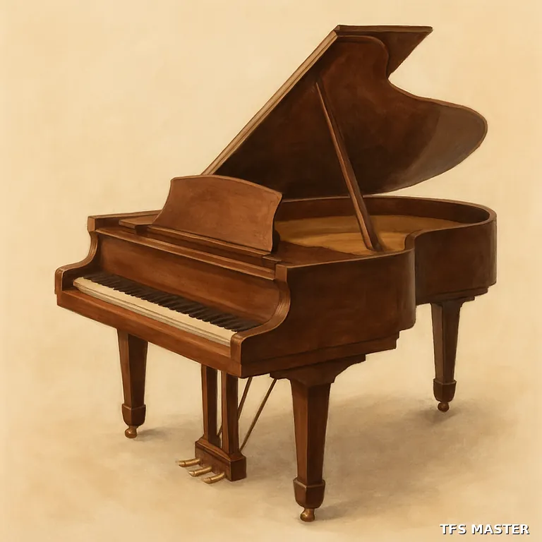 le piano — illustration