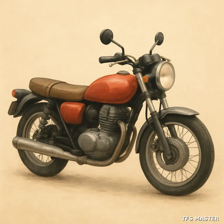 la moto — illustration