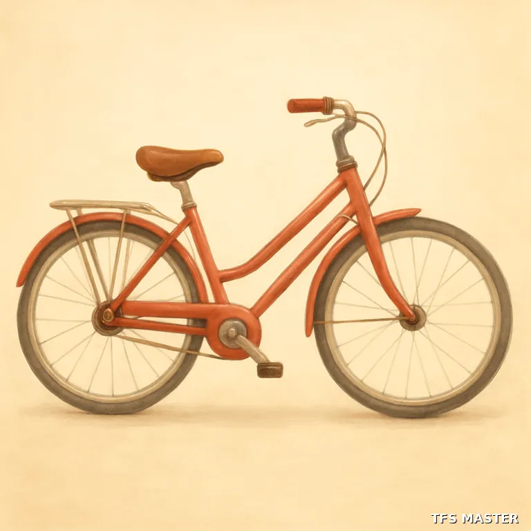 le vélo — illustration