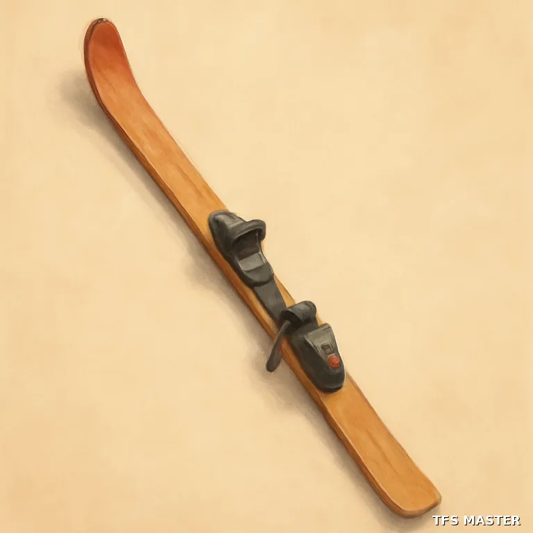 le ski — illustration