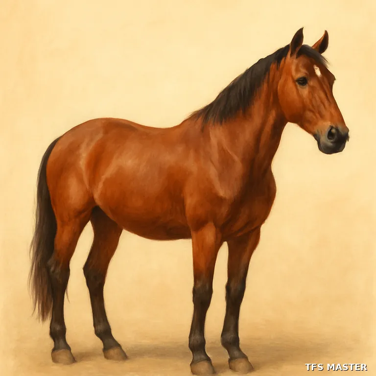 le cheval — illustration