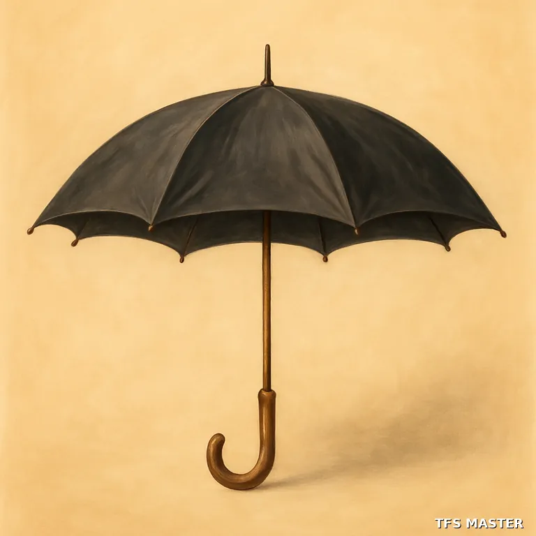 le parapluie — illustration