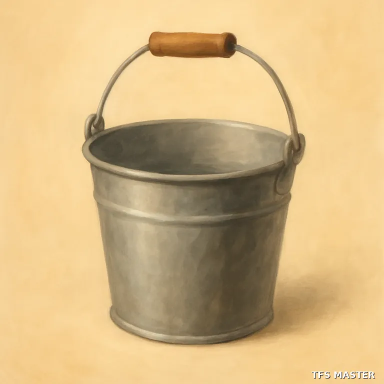 le seau — illustration