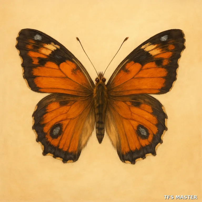 le papillon — illustration