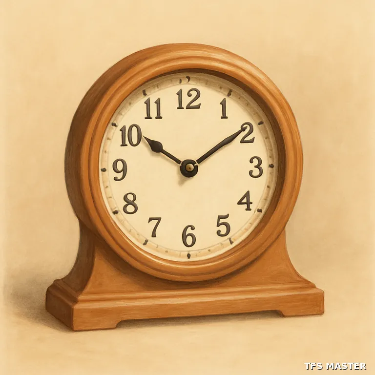 l'horloge — illustration