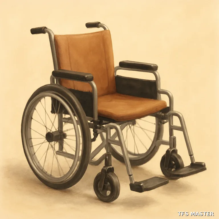 le fauteuil roulant — illustration