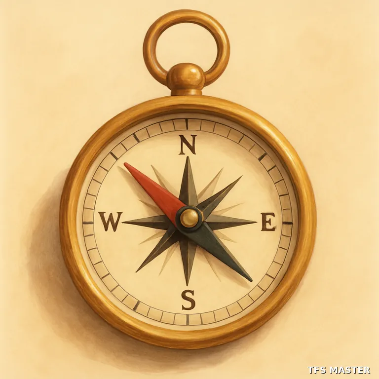 la boussole — illustration