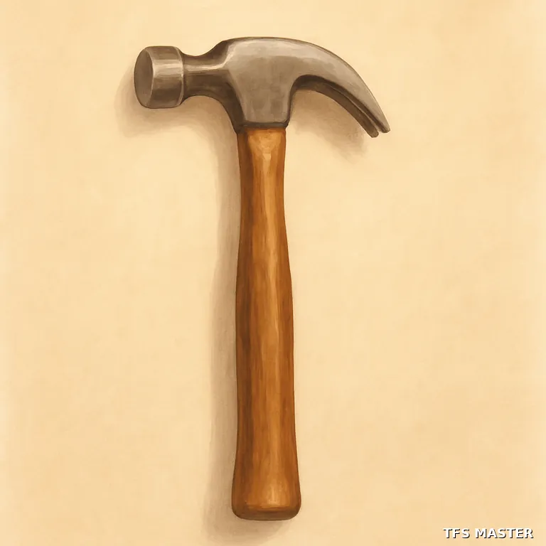 le marteau — illustration