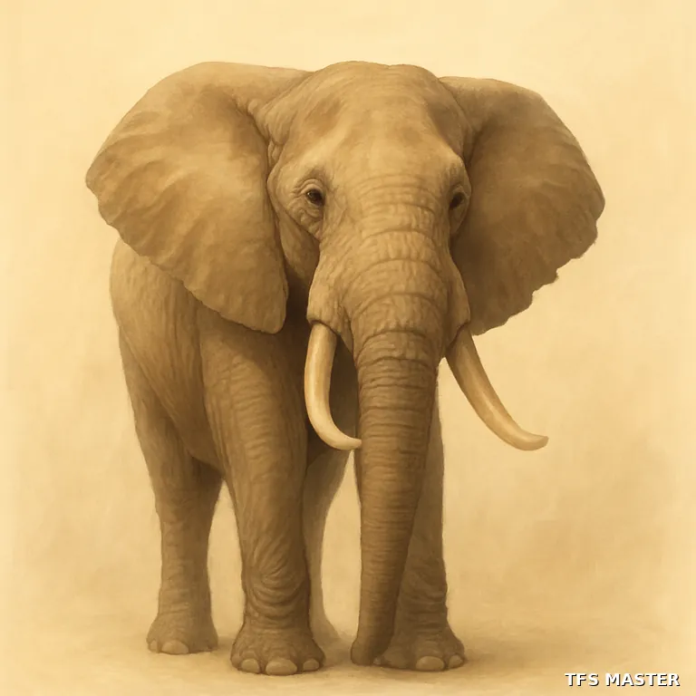 l'éléphant — illustration