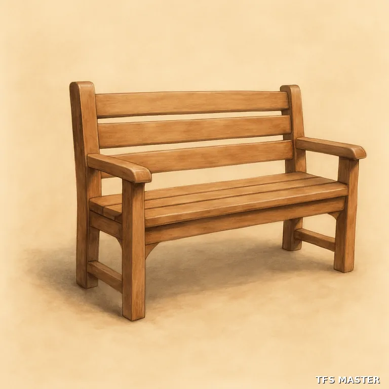 le banc — illustration