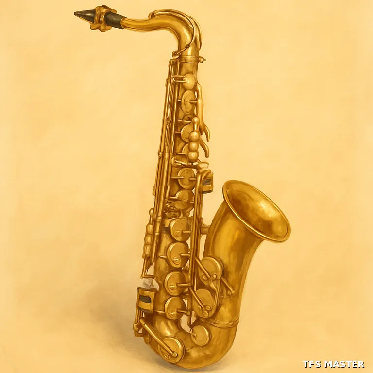 le saxophone — illustration