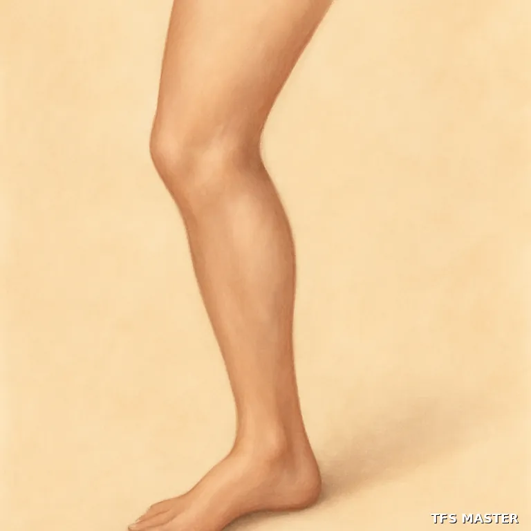 la jambe — illustration