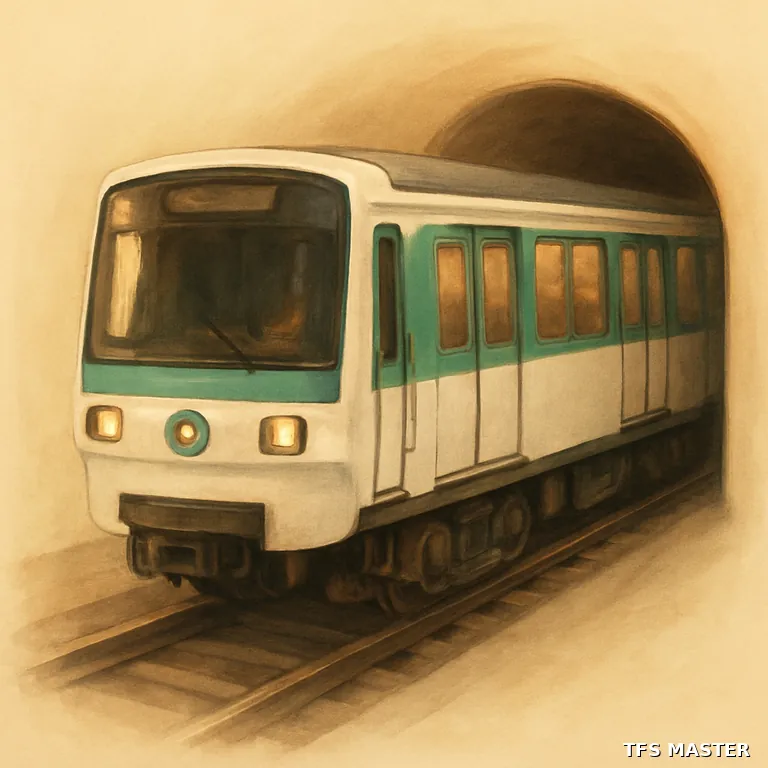 le métro — illustration