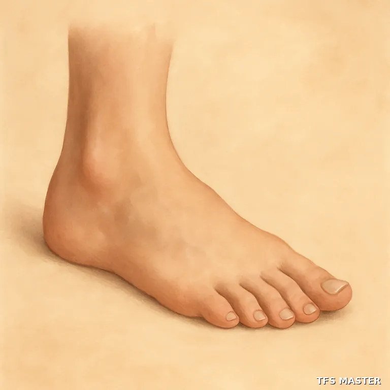 le pied — illustration