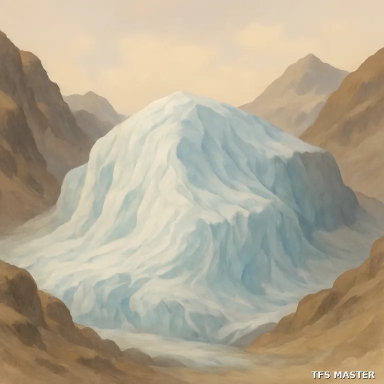 le glacier — illustration