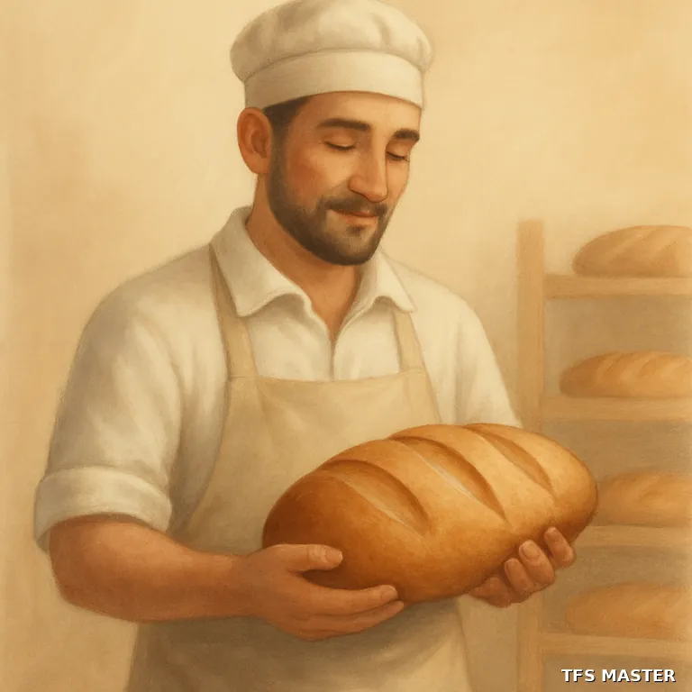 le boulanger — illustration