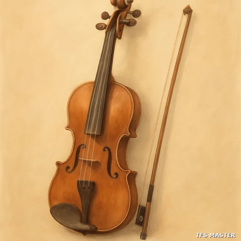 le violon — illustration