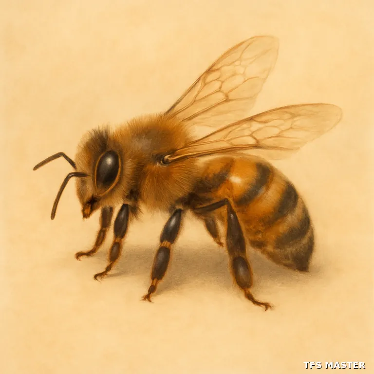 l'abeille — illustration