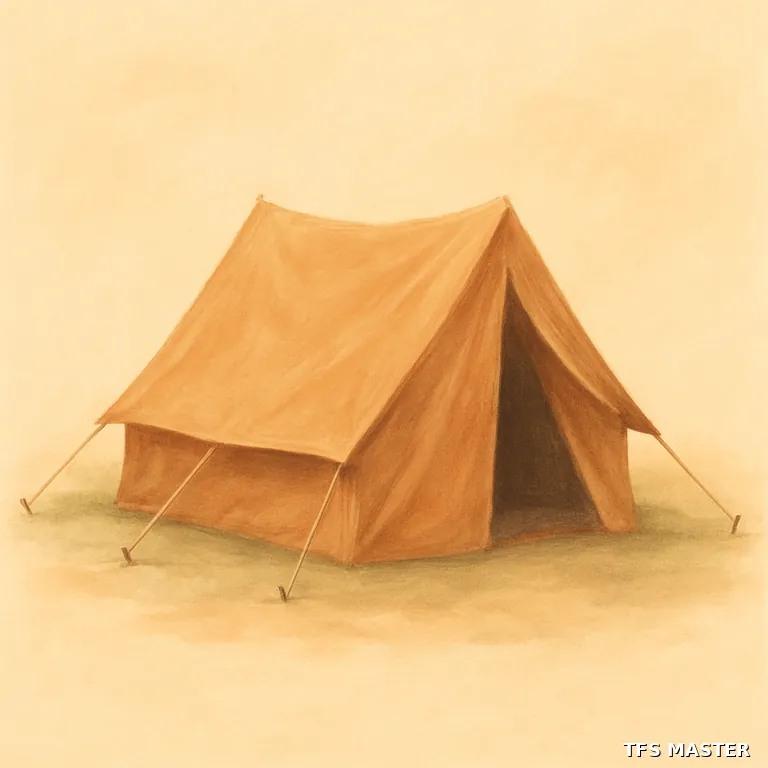 la tente — illustration