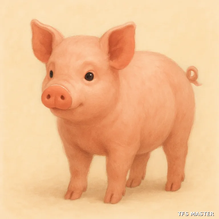 le cochon — illustration
