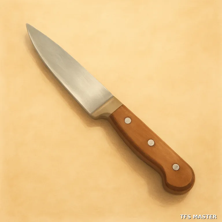 le couteau — illustration