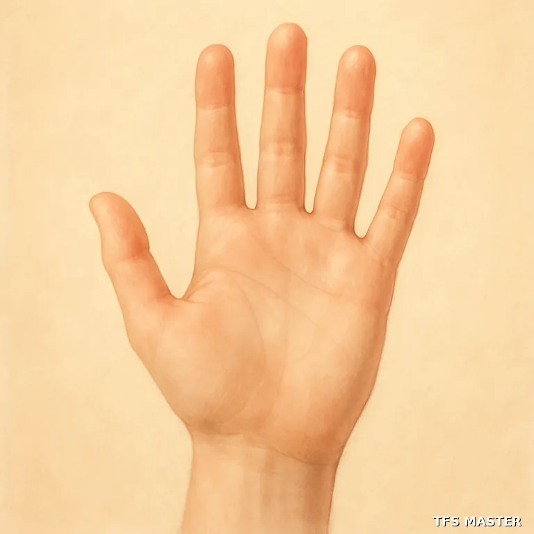 la main — illustration