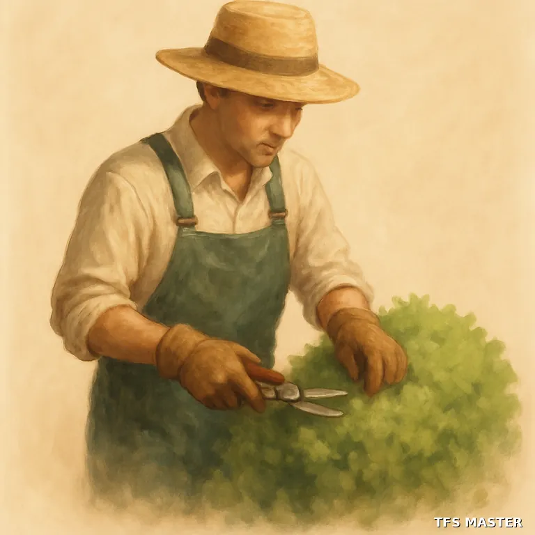 le jardinier — illustration
