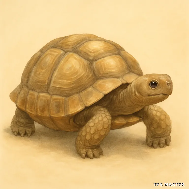 la tortue — illustration
