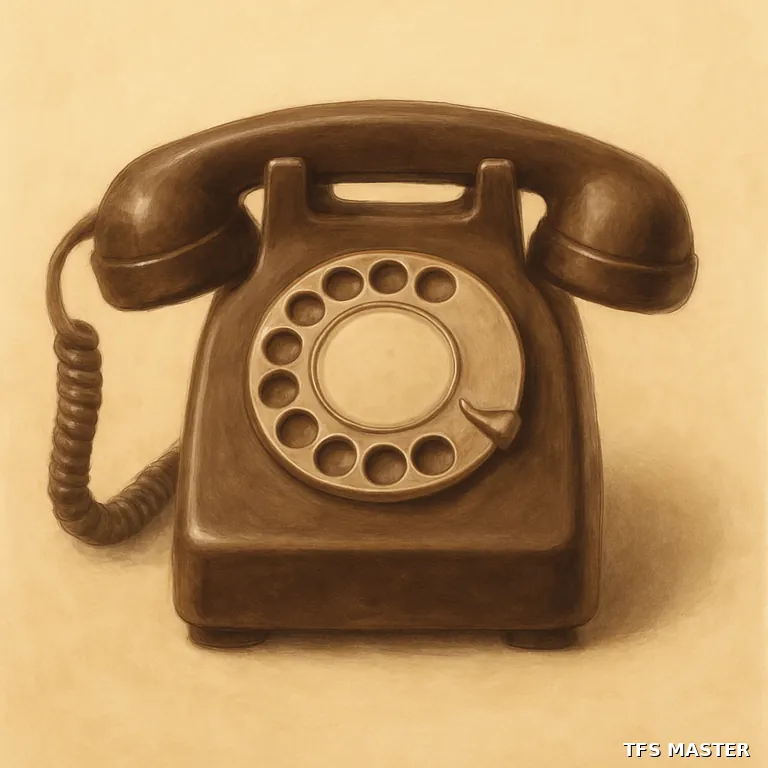le téléphone — illustration
