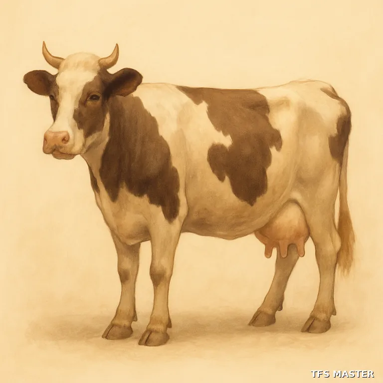 la vache — illustration
