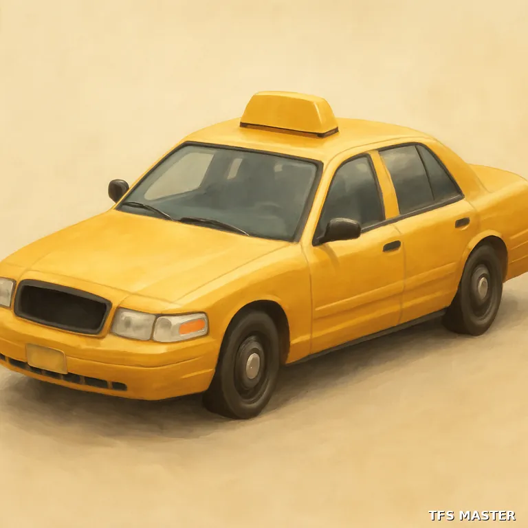 le taxi — illustration